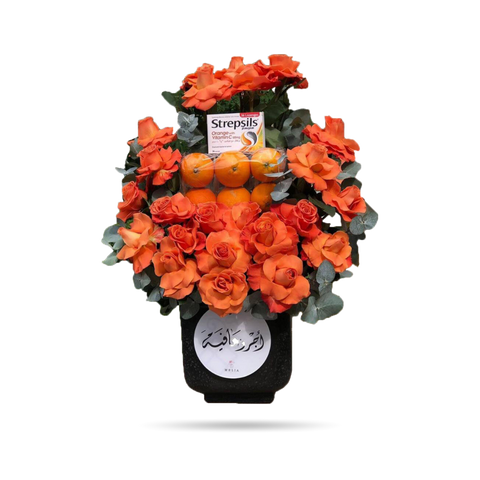 Orange Roses - Get Well Soon