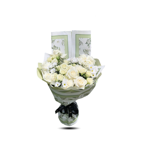 Mix White Flower Bouquet