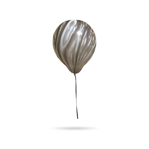 Silver Marble Balloon