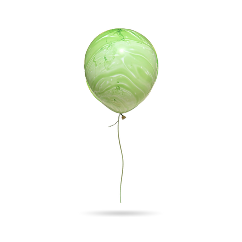 Green Marble Balloon
